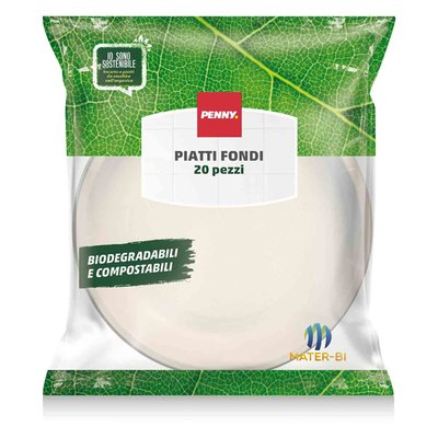 Immagine di Piatti fondi biocompostabili